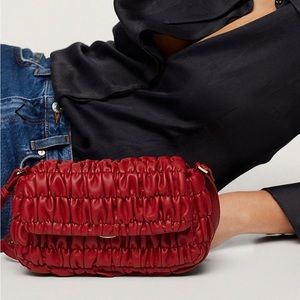 Mango Textured Crossbody